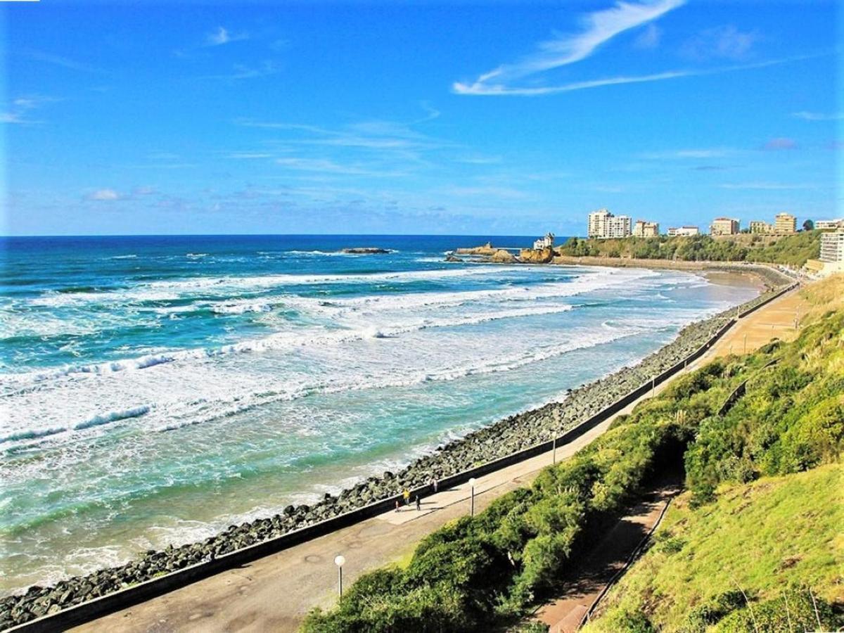 Studio Front De Mer Avec Piscine Et Balcon A Biarritz - Fr-1-3-412 Zewnętrze zdjęcie